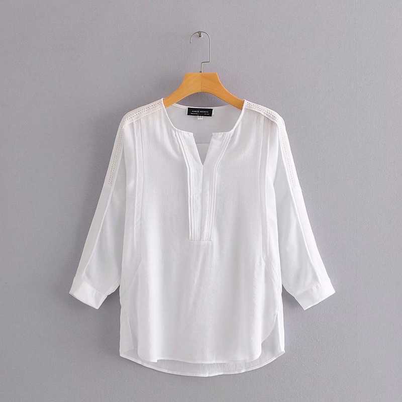 Women White Shirt Oversized Blouse Summer Fashion Female Loose Pullover Shirt 210602
Women White Shirt Oversized Blouse Summer Fashion Female Loose Pullover Shirt 210602