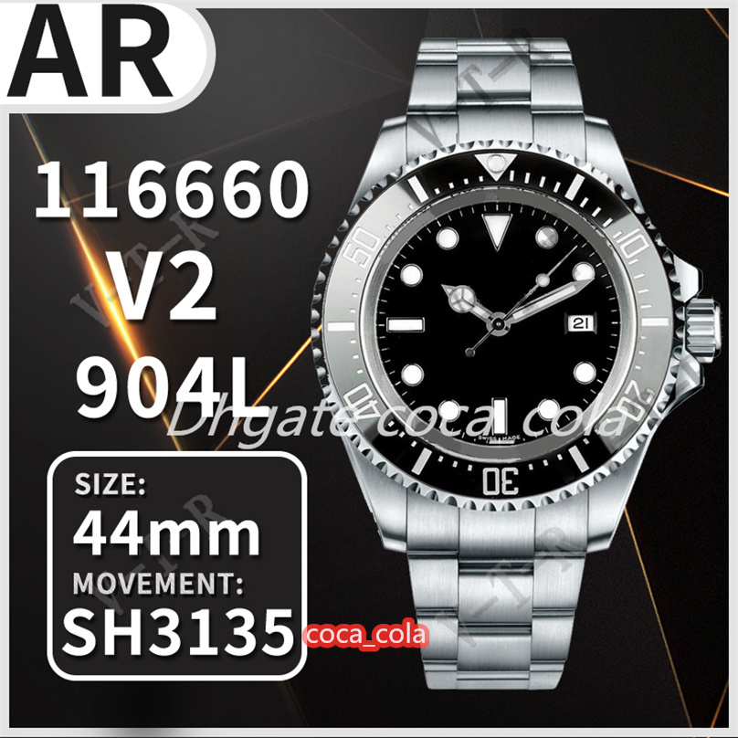 2022 N V11 SA3135 Automatic 116660 Mens Watch Black Ceramics Bezel Black Dial 904L Steel Sea-Dweller Bracelet Best Edition Watches PTRX New MEN Watches
2022 N V11 SA3135 Automatic 116660 Mens Watch Black Ceramics Bezel Black Dial 904L Steel Sea-Dweller Bracelet Best Edition Watches PTRX New MEN Watches