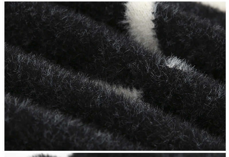 IEFB Plush plaid sweater men's autumn winter Korean fashion loose vintage kintwear thickened pullogers tops round collar 9Y4553 211008