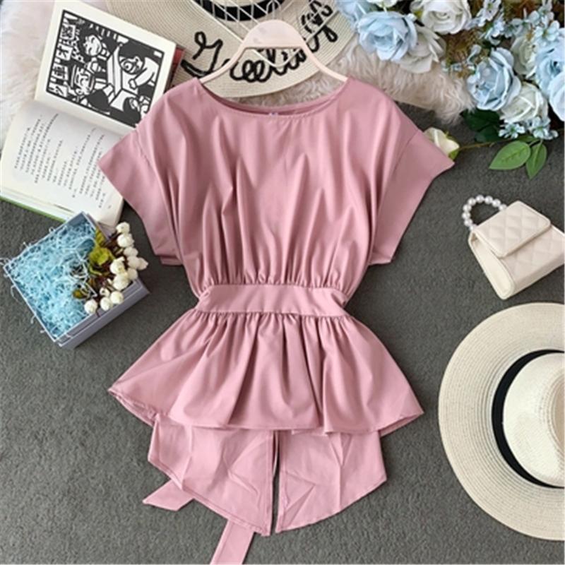 Women's Blouses & Shirts Fashion Top Chiffon Blouse Summer Clothes Womens Tops And Blusas Mujer De Moda 2022 Korean Asymetrical Bow Shirt ZY, White
Women's Blouses & Shirts Fashion Top Chiffon Blouse Summer Clothes Womens Tops And Blusas Mujer De Moda 2022 Korean Asymetrical Bow Shirt ZY, White