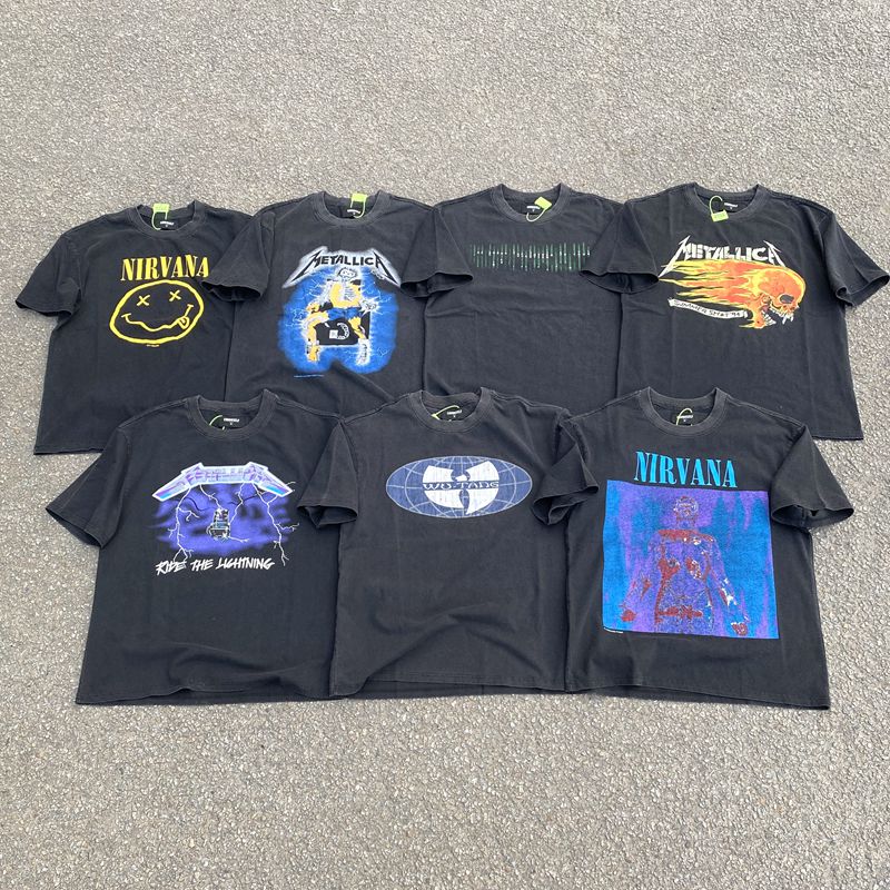 Washed Old Retro Rock Vintage T shirts High Quality T-shirt Woman Oversized Style Man Short Sleeves Men's Tees Plus Size T-shirts Heavy Weight Tee Hip Hop Men Design Tops
Washed Old Retro Rock Vintage T shirts High Quality T-shirt Woman Oversized Style Man Short Sleeves Men's Tees Plus Size T-shirts Heavy Weight Tee Hip Hop Men Design Tops