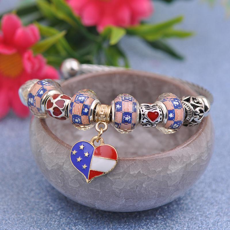 Charm Bracelets NOENAME Multicolored Crystal Glass Romantic Fashion Silver-plated Bracelet Mother's Gift Women's Jewelry
Charm Bracelets NOENAME Multicolored Crystal Glass Romantic Fashion Silver-plated Bracelet Mother's Gift Women's Jewelry
