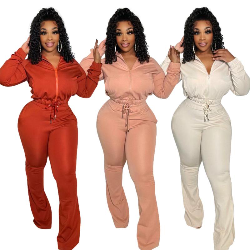 Women's Two Piece Pants Zoctuo Zipper Tracksuit Outfits Strap Solid Color Long Sleeve Sportwear Warm Suit For Women Velvet, White
Women's Two Piece Pants Zoctuo Zipper Tracksuit Outfits Strap Solid Color Long Sleeve Sportwear Warm Suit For Women Velvet, White
