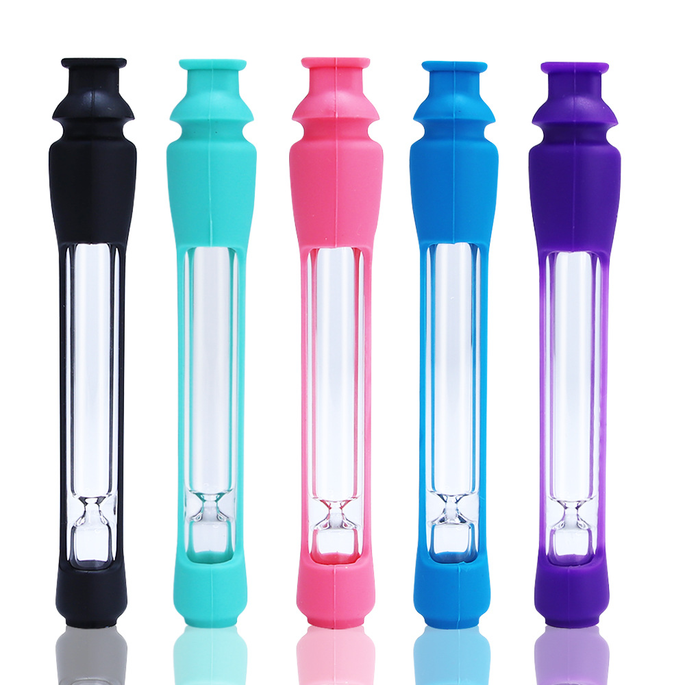 Tobacco Mini Handle Pipe portable water bongs dab rig silicone smoking pipes glass bong smoke accessories
Tobacco Mini Handle Pipe portable water bongs dab rig silicone smoking pipes glass bong smoke accessories