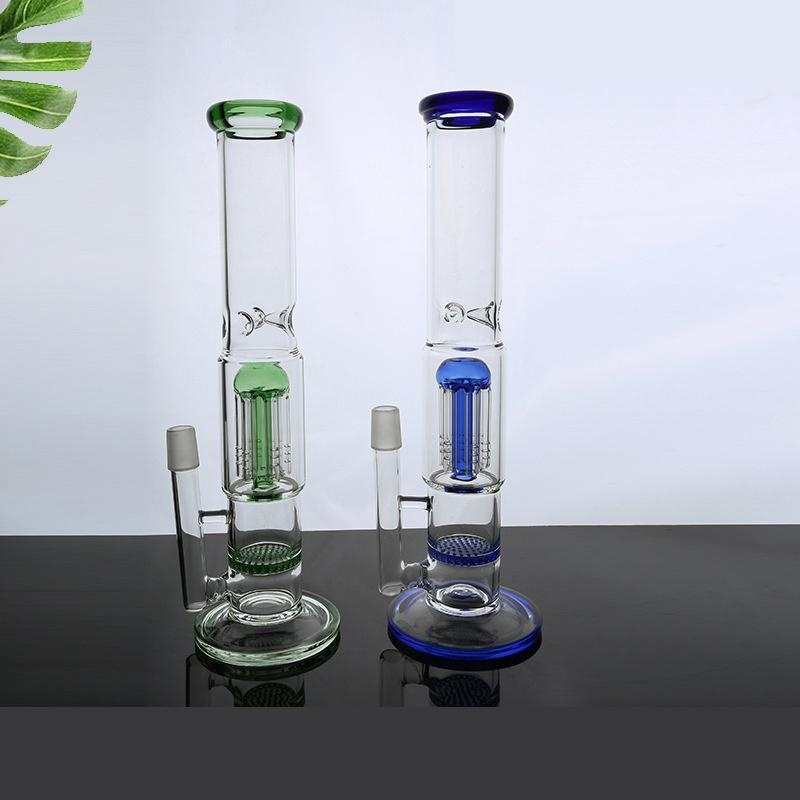 Glass Water bong hookahs dome perc water pipes with ice notches Green/Blue Color 8 arm water pipe bongs
Glass Water bong hookahs dome perc water pipes with ice notches Green/Blue Color 8 arm water pipe bongs