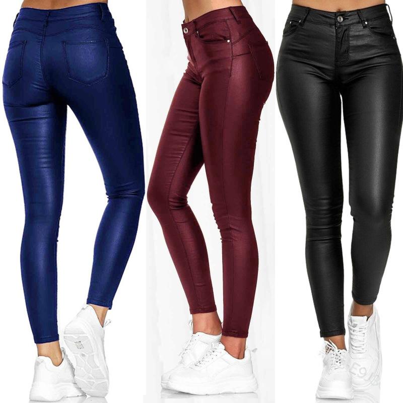 Women's Pants & Capris PU Leather Women Workout Out Leggings Female Fitness High Waist Skinny Casual Solid Trousers Ladies 2021, Black
Women's Pants & Capris PU Leather Women Workout Out Leggings Female Fitness High Waist Skinny Casual Solid Trousers Ladies 2021, Black