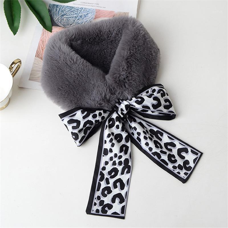 Scarves Womens Winter Rex Fur Scarf Leopard Print Silk Streamers Collar Shawl Thicken Warmer, Blue;gray
Scarves Womens Winter Rex Fur Scarf Leopard Print Silk Streamers Collar Shawl Thicken Warmer, Blue;gray