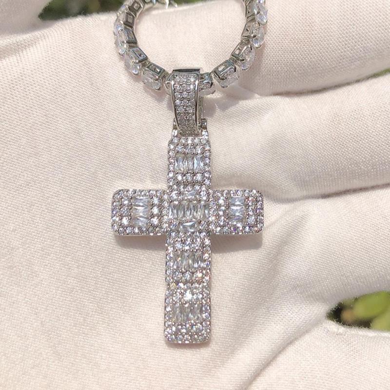 Pendant Necklaces Hip Hop Bling Zircon Jesus Cross Necklace Gold Color Twist Chain For Women Men Gothic Jewlery Accessories
Pendant Necklaces Hip Hop Bling Zircon Jesus Cross Necklace Gold Color Twist Chain For Women Men Gothic Jewlery Accessories