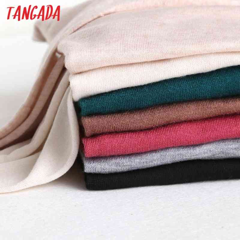 Winter Wool Jumper Women Pull Femme England Fashion Office Lady Simple Turtleneck Sweaters Pullovers 6D77 210416