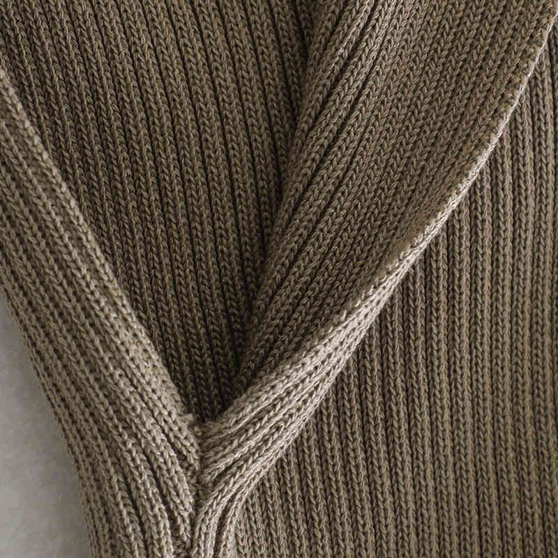 Autumn Style Female European And American Style Fashion Street Personality Loose High Neck Women Knitted Pullover 210520
