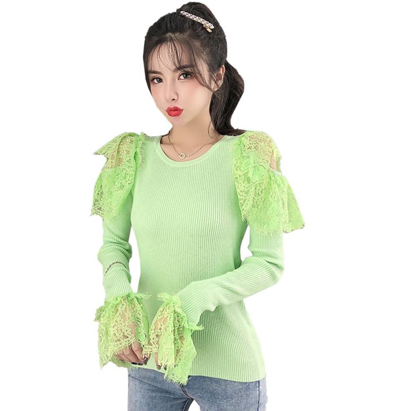 Women's Sweaters Kawaii Lace Patchwork Cold Shoulder Ruffle Sweater Women Spring Autumn Slim Fitness Knitwear Top Cute Jumpers Ladies, Beige
Women's Sweaters Kawaii Lace Patchwork Cold Shoulder Ruffle Sweater Women Spring Autumn Slim Fitness Knitwear Top Cute Jumpers Ladies, Beige