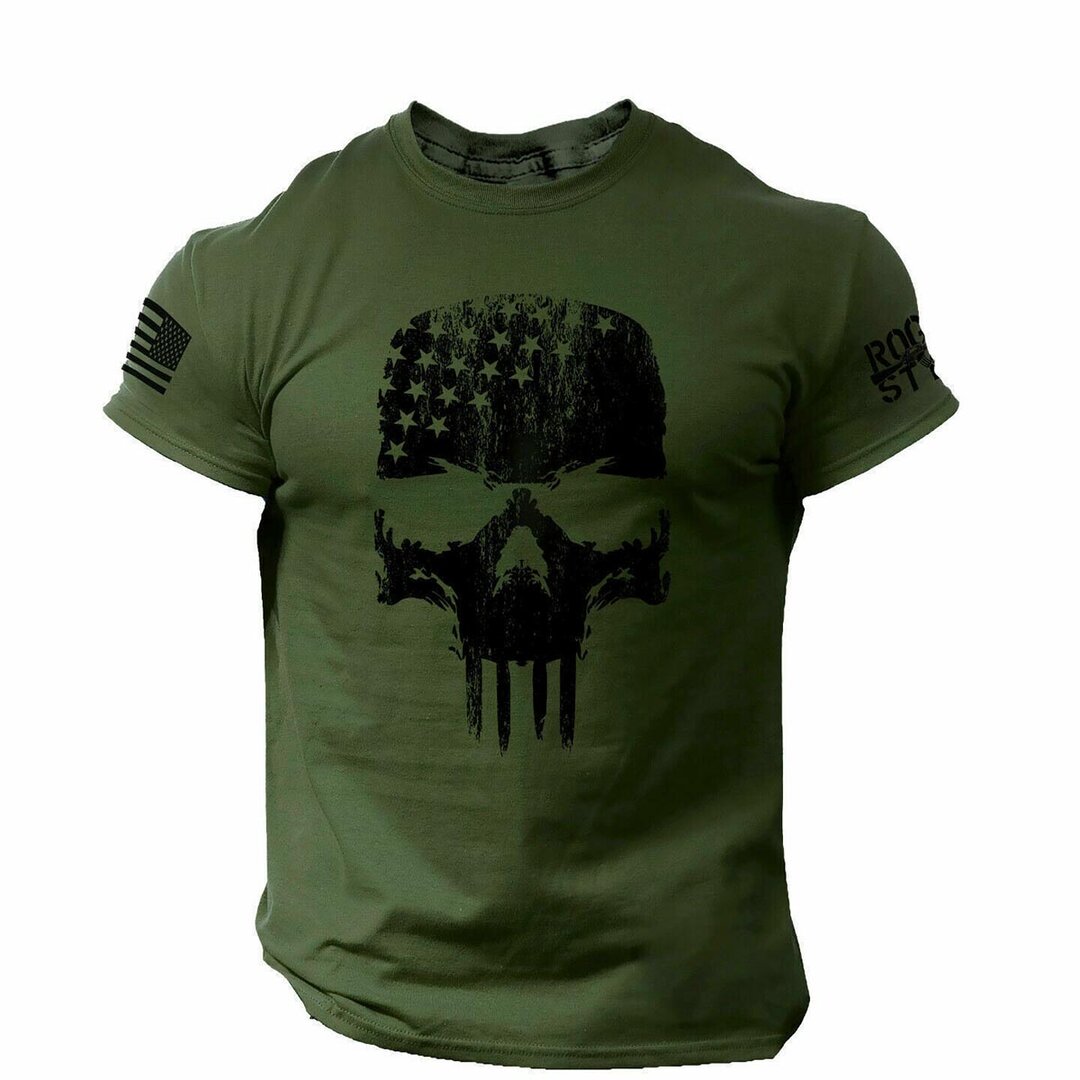 Graffiti skull pattern men's 3D printed T-shirt visual impact party top streetwear punk gothic round neck high quality American muscle style short sleeves, Blue
Graffiti skull pattern men's 3D printed T-shirt visual impact party top streetwear punk gothic round neck high quality American muscle style short sleeves, Blue
