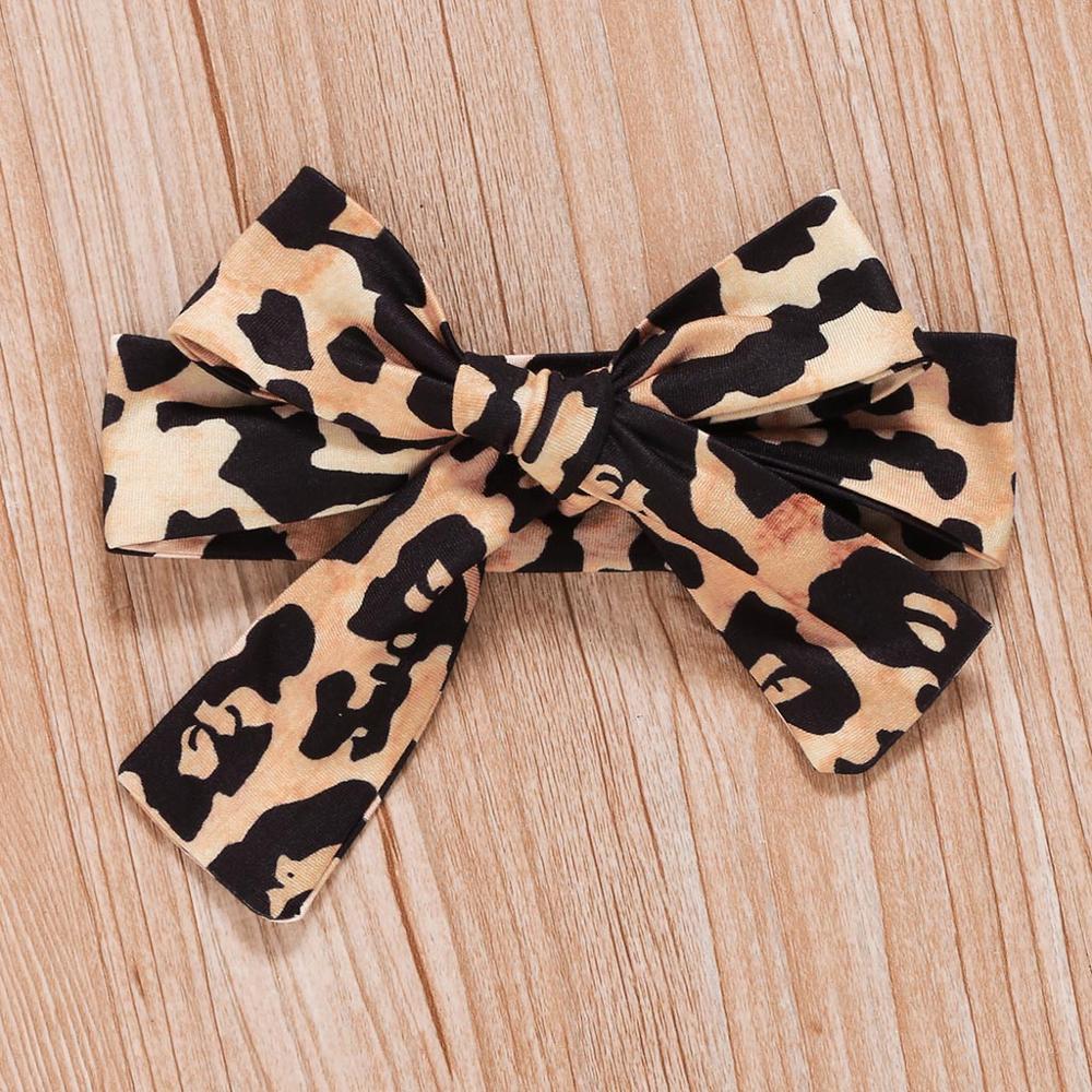 Baby Girl Sweet Leopard Baby's Sets 210521