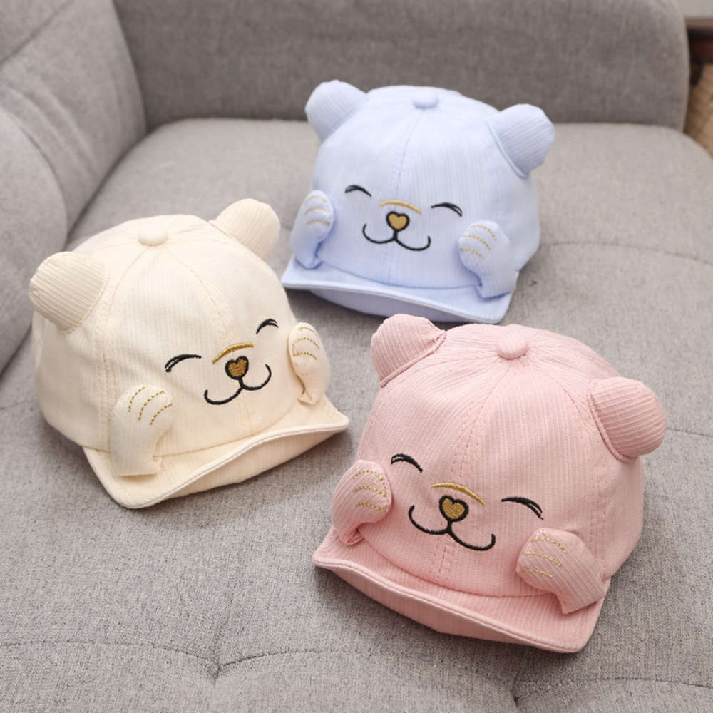 Children's hat spring and autumn baby cap Cartoon Bear baseball boys girls children's thin, Yellow
Children's hat spring and autumn baby cap Cartoon Bear baseball boys girls children's thin, Yellow