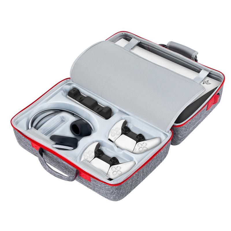 Portable Game Players Carrying Case Waterproof Storage Bag Organizer For PS5 Console Large Capacity Handbag Package Games Accessories
