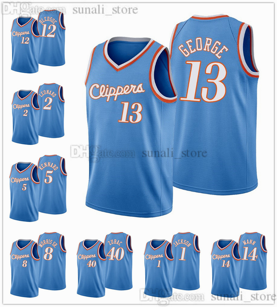 2021-22 City 75th Anniversary Blue Basketball Jersey Paul George #13 Eric Bledsoe 12 Leonard 2 Marcus Morris 8 Luke Kennard 5 Reggie Jackson 1 Ivica Zubac 40 Batum 33
2021-22 City 75th Anniversary Blue Basketball Jersey Paul George #13 Eric Bledsoe 12 Leonard 2 Marcus Morris 8 Luke Kennard 5 Reggie Jackson 1 Ivica Zubac 40 Batum 33