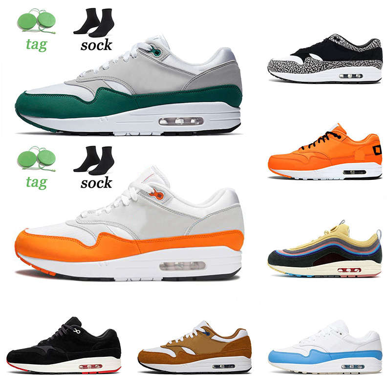 2021 High Quality Air Cushions 1 Max Running Shoes Evergreen Aura University Blue Just Orange Outdoor Airmax 87 Sneakers 36-45, B25 36-45
2021 High Quality Air Cushions 1 Max Running Shoes Evergreen Aura University Blue Just Orange Outdoor Airmax 87 Sneakers 36-45, B25 36-45