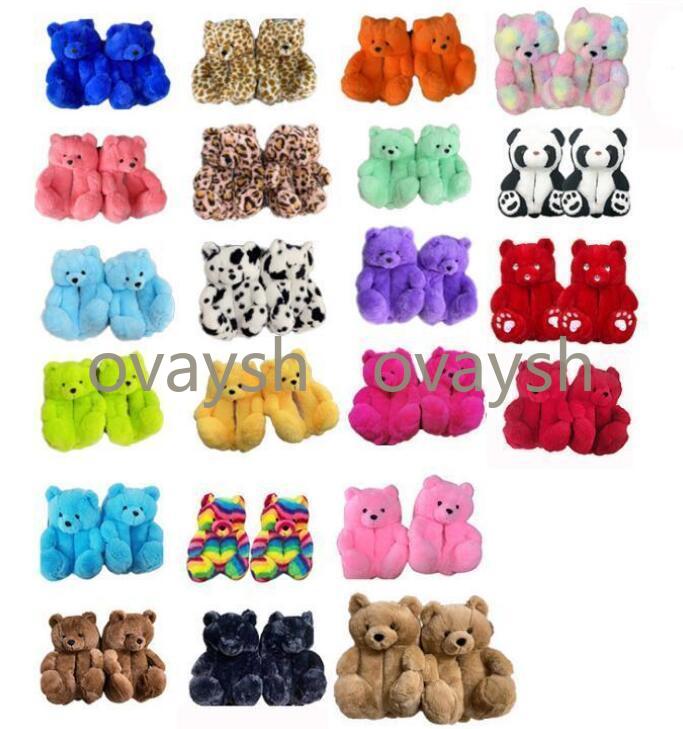 1 pair =2 pieces 18 Styles Plush Teddy Bear House Slippers Brown Women Home Indoor Soft Anti-slip Faux Fur Cute Fluffy Pink Leopard Slippers Women Winter Warm Shoe
1 pair =2 pieces 18 Styles Plush Teddy Bear House Slippers Brown Women Home Indoor Soft Anti-slip Faux Fur Cute Fluffy Pink Leopard Slippers Women Winter Warm Shoe