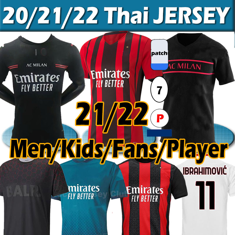 21 22 AC jersey milan Rossoneri Fans soccer Player version jerseys IBRAHIMOVIC TONALI REBIC ROMAGNOLI ÇALHANOGLU football shirts men kid Uniformi POLO, 20 21 3rd kids
21 22 AC jersey milan Rossoneri Fans soccer Player version jerseys IBRAHIMOVIC TONALI REBIC ROMAGNOLI ÇALHANOGLU football shirts men kid Uniformi POLO, 20 21 3rd kids