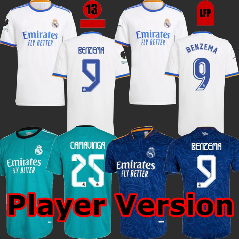 Player Version Real Madrid soccer jersey BENZEMA Camiseta Hombre Primera Equipación Blanca 2021 22 HAZARD ASENSIO CASEMIRO ALABA VINI JR. ISCO Home Football shirt, 21/22 third man player version +patch
Player Version Real Madrid soccer jersey BENZEMA Camiseta Hombre Primera Equipación Blanca 2021 22 HAZARD ASENSIO CASEMIRO ALABA VINI JR. ISCO Home Football shirt, 21/22 third man player version +patch