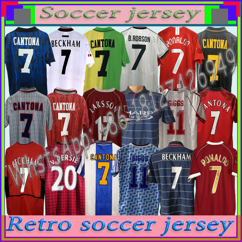 Manchester RETRO Soccer Jersey Solskjaer Cantona Beckham 1991 90 92 95 96 98 99 UTD Football Shirt Giggs United Cruyff Rooney Scholes Keane Ronaldo Maillot, 06-07
Manchester RETRO Soccer Jersey Solskjaer Cantona Beckham 1991 90 92 95 96 98 99 UTD Football Shirt Giggs United Cruyff Rooney Scholes Keane Ronaldo Maillot, 06-07
