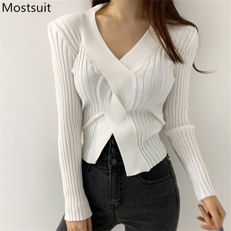 Twisted Knitted V-neck Pullover Jumpers Women Full Sleeve Korean Slim Sexy Sweater Spring Fashion Female Tops Femme 210518, Rose red
Twisted Knitted V-neck Pullover Jumpers Women Full Sleeve Korean Slim Sexy Sweater Spring Fashion Female Tops Femme 210518, Rose red