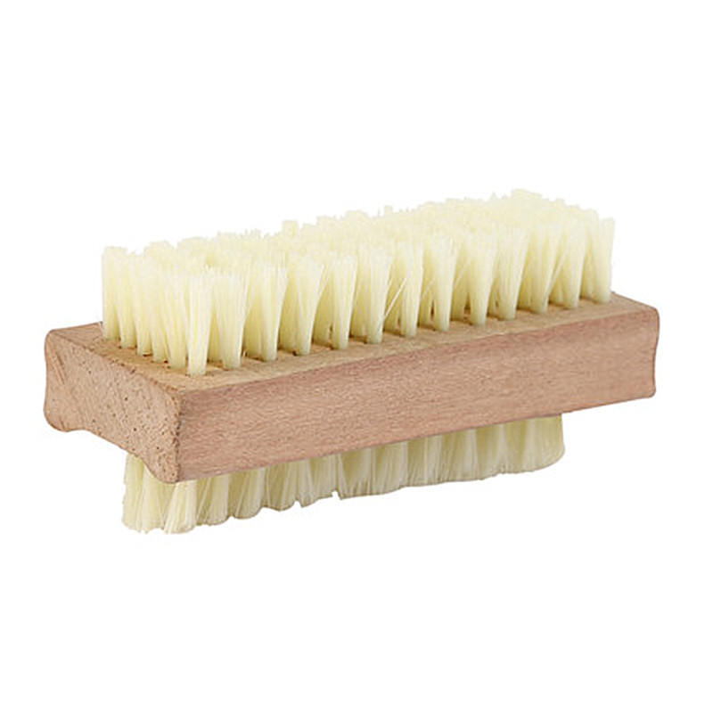 Wooden Massage Brush Two Sided Hand Nails Cleaning Product Compact Delicate Convenient Brushes High Quality Free shipping