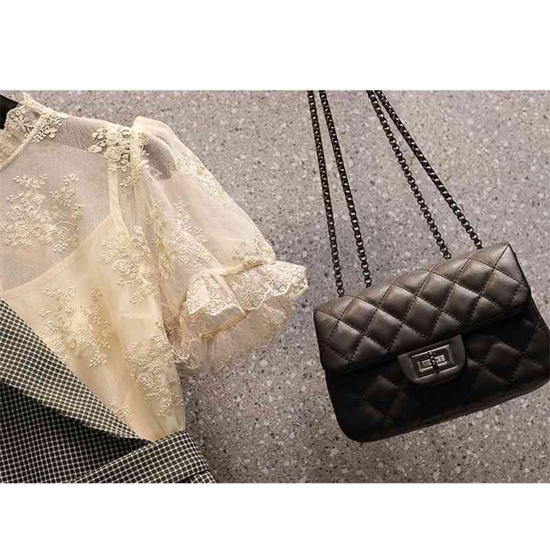Elegant Women Summer Office OL Party Dress Sweet Lace Splicing Plaid High Waist Slim Mini Vestidos 210519
