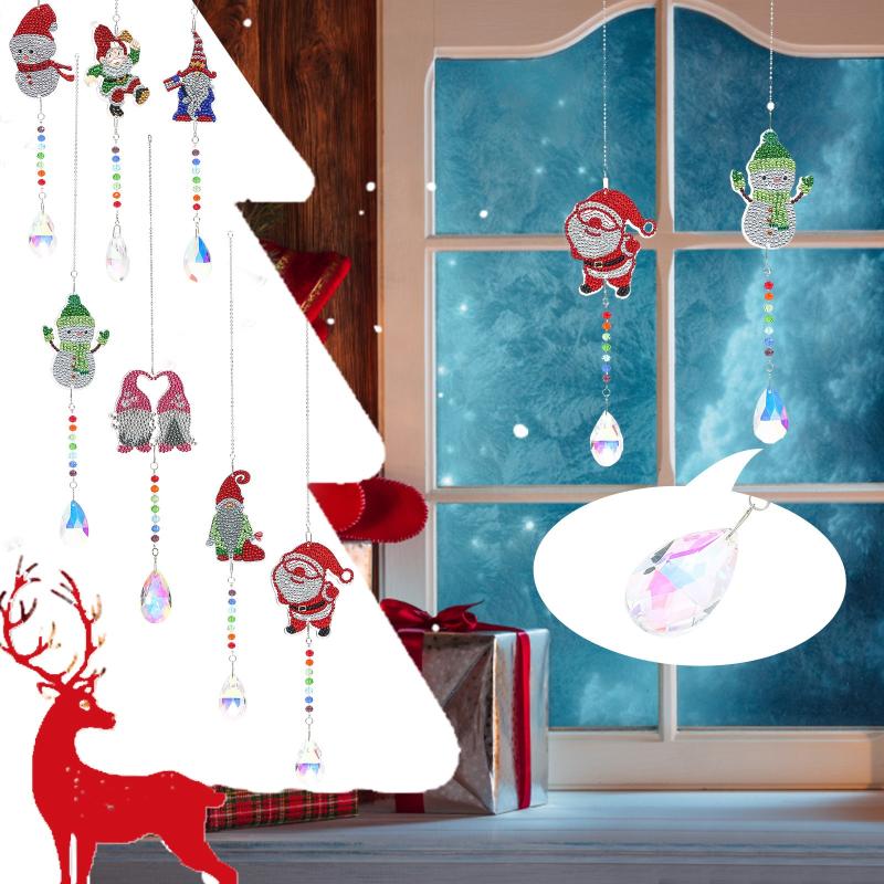 Christmas Decorations DIY 5D Diamond Painting Kit For Adults Beginner Santa Claus Wind Chime With Beads Embroidery Crafts Ornaments
Christmas Decorations DIY 5D Diamond Painting Kit For Adults Beginner Santa Claus Wind Chime With Beads Embroidery Crafts Ornaments