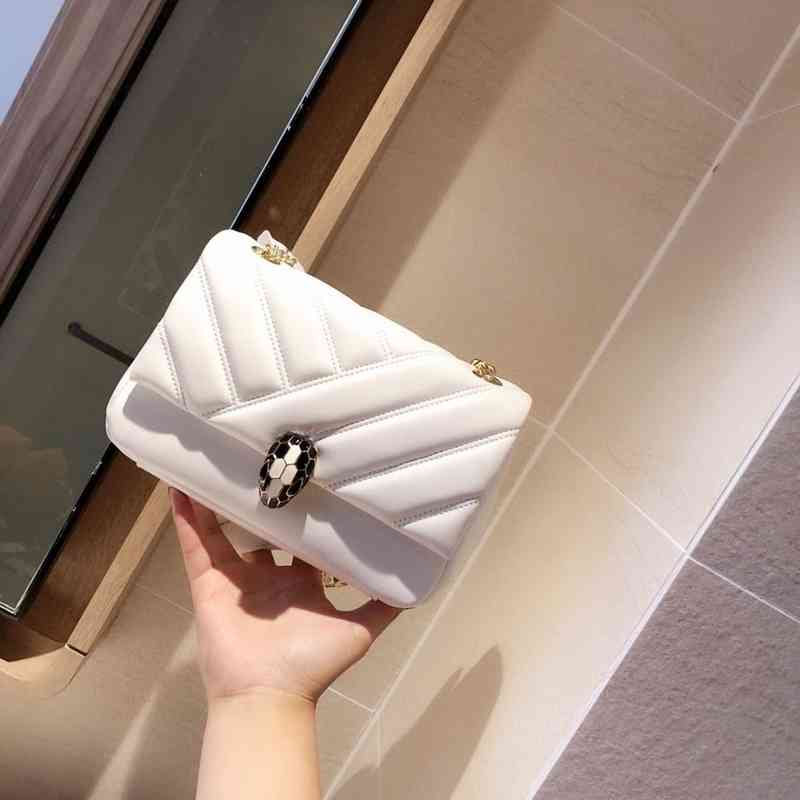 large-capacity handbagsNew Enamel Snake Head Tanabata Water Snake Skin Organ Chain One Shoulder Cross Carry Small Square Bag ZlhDesigner Bag
large-capacity handbagsNew Enamel Snake Head Tanabata Water Snake Skin Organ Chain One Shoulder Cross Carry Small Square Bag ZlhDesigner Bag