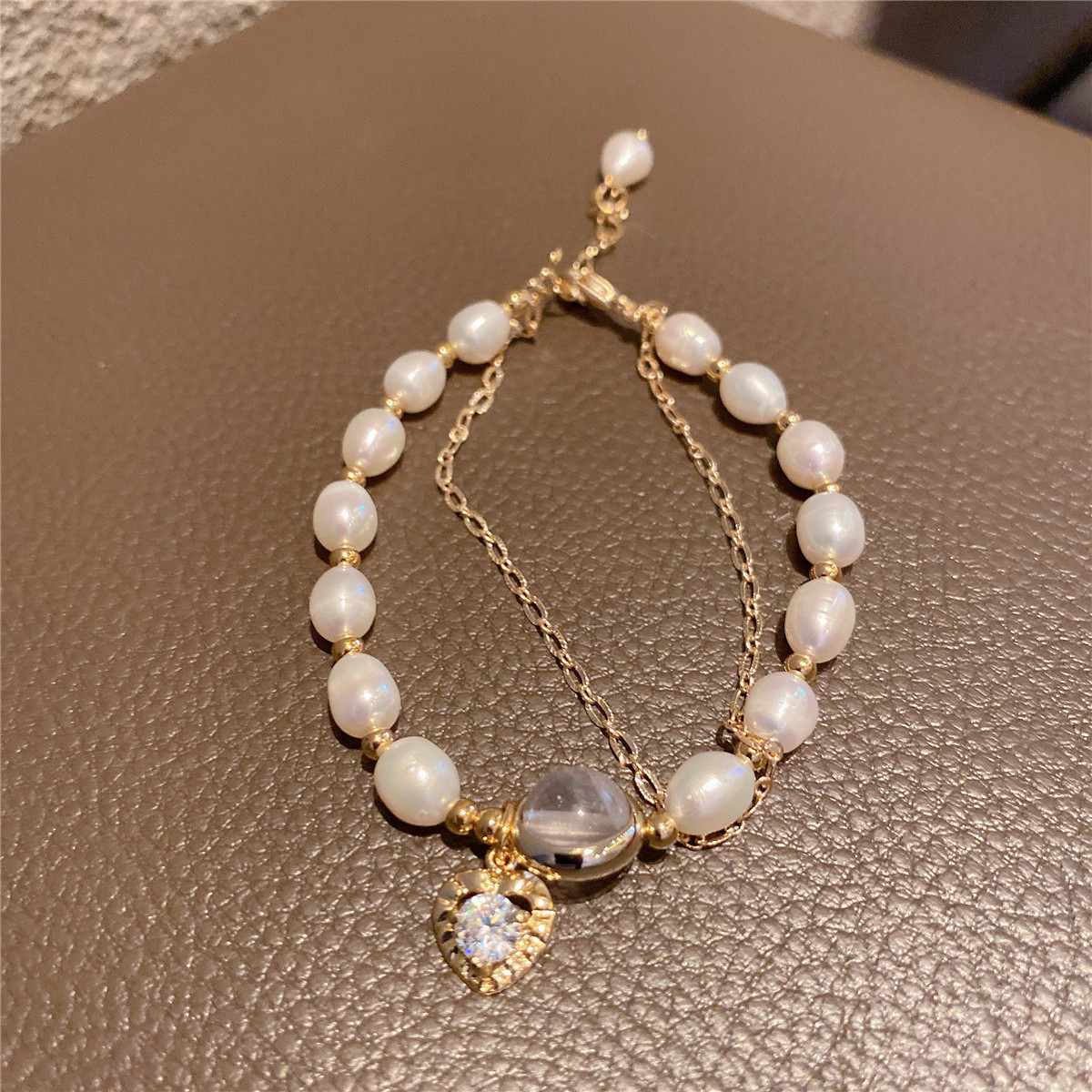 Beaded, Strands Wholesale Love Baroque Freshwater Pearl Bracelet Summer Double-Layer All Match Natural Carrying Strap Girlfriend Gifts for Moms No.
Beaded, Strands Wholesale Love Baroque Freshwater Pearl Bracelet Summer Double-Layer All Match Natural Carrying Strap Girlfriend Gifts for Moms No.