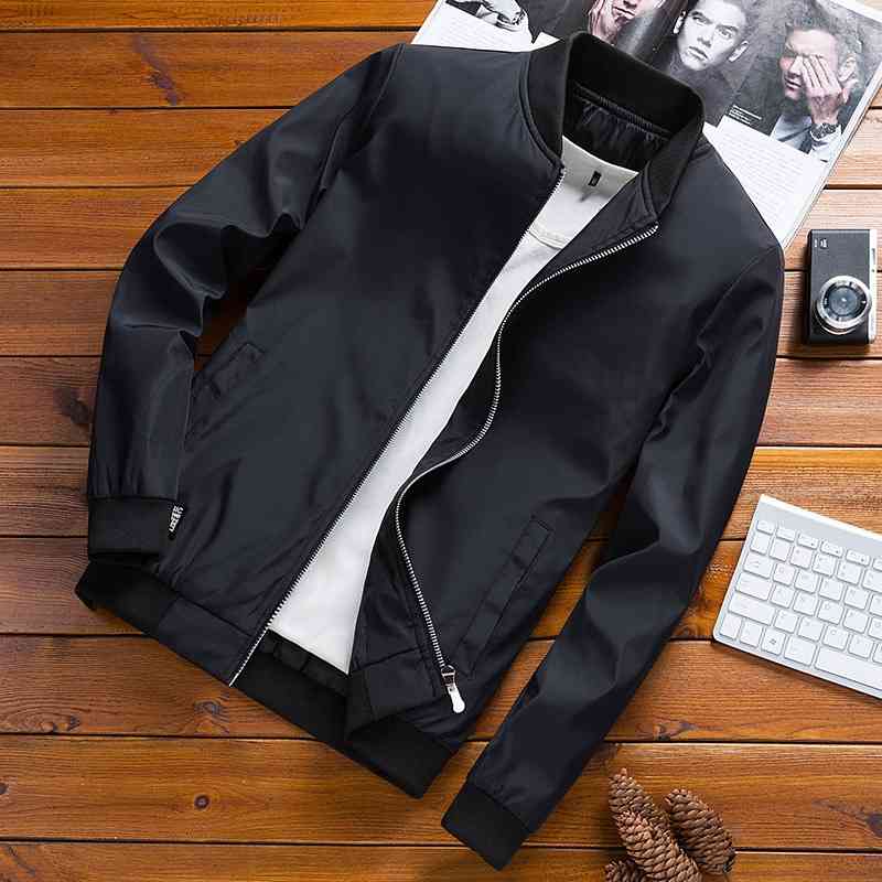 Men's spring ultra thin jacket summer Baseball Jacket pilot top 2020 new men's wear, Black
Men's spring ultra thin jacket summer Baseball Jacket pilot top 2020 new men's wear, Black