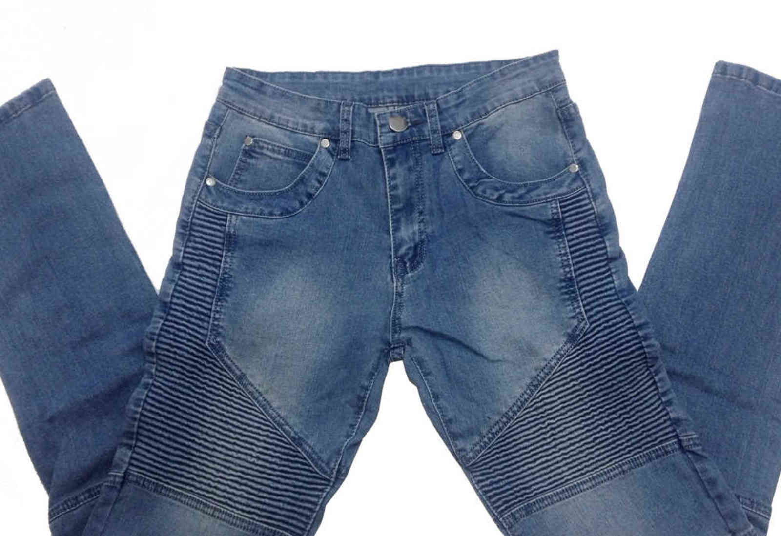 Men Jeans Runway Slim Racer Biker Jeans Fashion Hiphop Skinny Jeans For Men H0292 211120