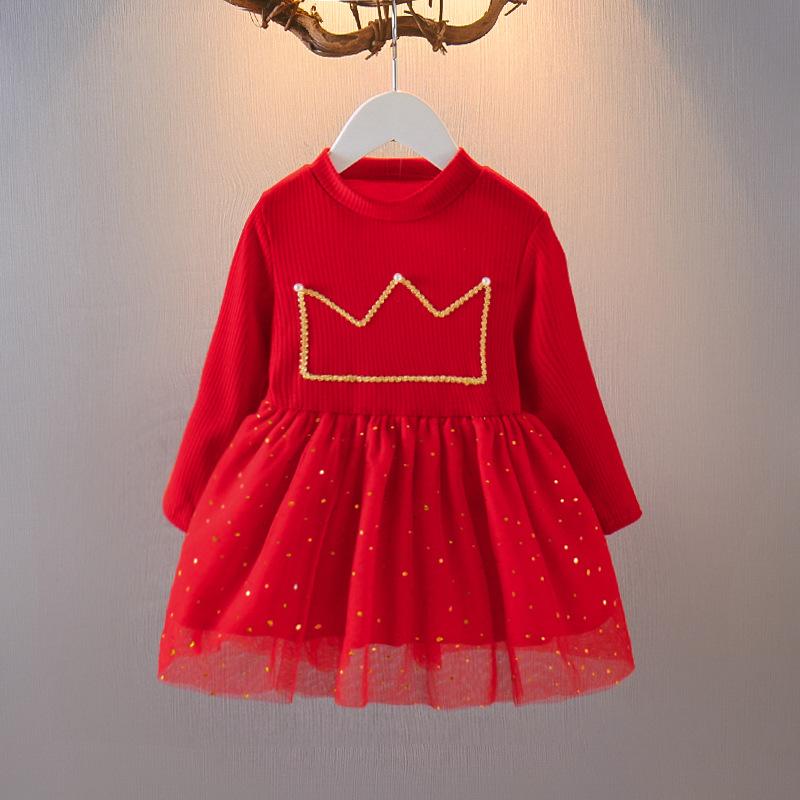 Girl's Dresses Autumn Winter Baby Girls Warm Knitted Sweater Party Princess Tutu Christmas Dress For Kid Clothes Children Clothing, Red
Girl's Dresses Autumn Winter Baby Girls Warm Knitted Sweater Party Princess Tutu Christmas Dress For Kid Clothes Children Clothing, Red