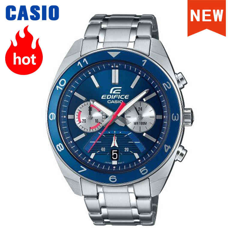 Casio watch Edifice Solar energy brand luxury quartz Waterproof Chronograph Sport military men relogio masculino EFS, Silver
Casio watch Edifice Solar energy brand luxury quartz Waterproof Chronograph Sport military men relogio masculino EFS, Silver