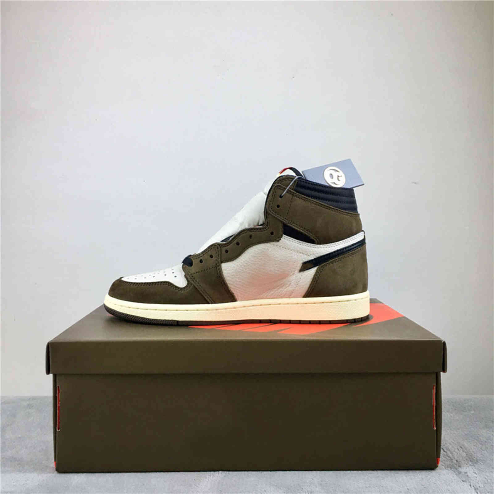 2021 Authentic Jumpman 1s High Basketball Shoes Travis Scotts X Brown Cactus Jack OG TS SP 1 Men Sports Outdoor Sneakers With box, #1
2021 Authentic Jumpman 1s High Basketball Shoes Travis Scotts X Brown Cactus Jack OG TS SP 1 Men Sports Outdoor Sneakers With box, #1