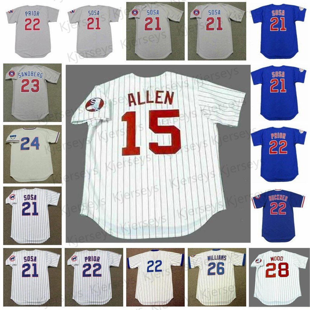 Chicago Vintage Baseball Jersey 21 SAMMY SOSA 1996 BILL BUCKNER 1978 22 MARK PRIOR 2003 23 RYNE SANDBERG 1994 24 LOU BROCK 1963 26 BILLY WIL, 21 sammy sosa 1999 gray
Chicago Vintage Baseball Jersey 21 SAMMY SOSA 1996 BILL BUCKNER 1978 22 MARK PRIOR 2003 23 RYNE SANDBERG 1994 24 LOU BROCK 1963 26 BILLY WIL, 21 sammy sosa 1999 gray