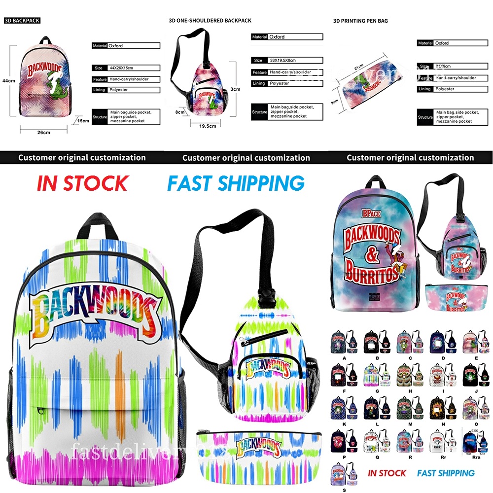 Cookie Backpack Shoulder Pack Pen Bag 3pcs Traveling School Bags for Backwoods Cigar Packs Laptop Outdoor summer Travel vacation trip fishing climbing 2021
Cookie Backpack Shoulder Pack Pen Bag 3pcs Traveling School Bags for Backwoods Cigar Packs Laptop Outdoor summer Travel vacation trip fishing climbing 2021