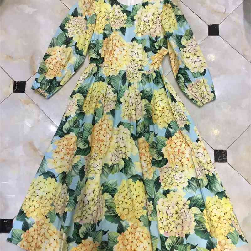 Truevoker Female 100% Cotton Picnic Dres Full Sleeve Flower Print Midi Long Resort Robe Mujer Vestido 210602, Multi
Truevoker Female 100% Cotton Picnic Dres Full Sleeve Flower Print Midi Long Resort Robe Mujer Vestido 210602, Multi