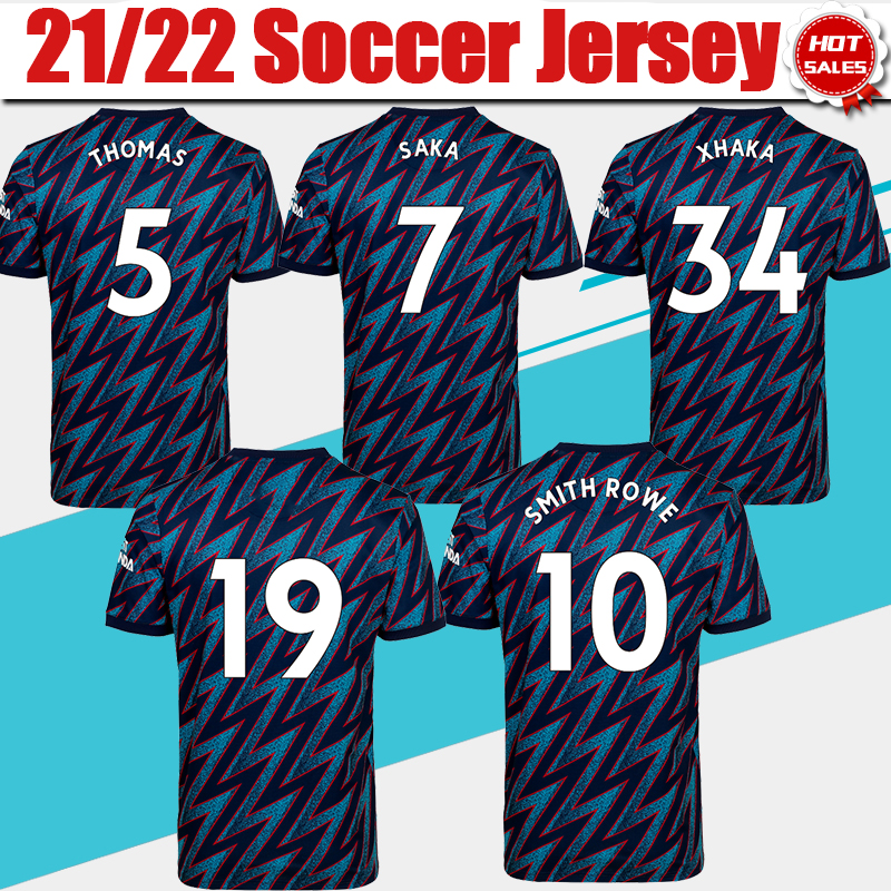 21/22 Gunners 3rd #7 SAKA #8 ØDEGAARD Soccer jersey 2021/2022 PEPE NICOLAS CEBALLOS HENRY Football shirt GUENDOUZI SMITH ROWE HOMAS Uniforms от DHgate WW