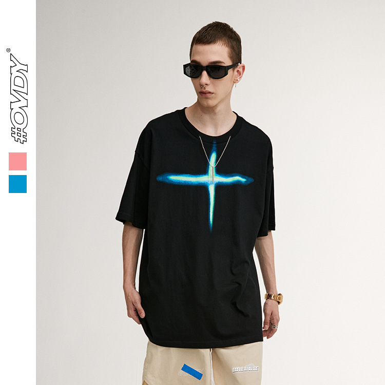 wxwovdy men's 2021 spring and summer new products street fashion personalized necklace cross light printing men's loose short sv, White;black
wxwovdy men's 2021 spring and summer new products street fashion personalized necklace cross light printing men's loose short sv, White;black