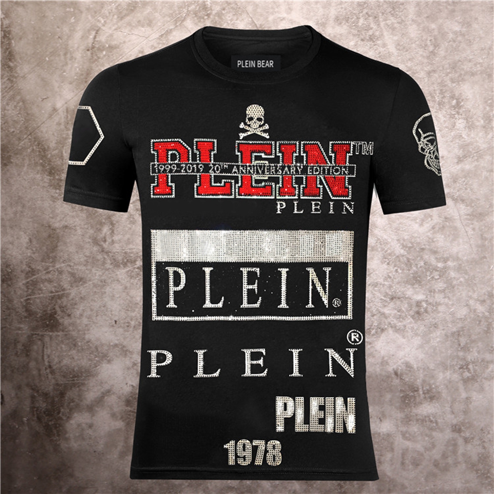 PLEIN BEAR T SHIRT Mens Designer Tshirts Rhinestone Skull Men T-shirts Classical High Quality Hip Hop Streetwear Tshirt Casual Top Tees PB 16022, Black
PLEIN BEAR T SHIRT Mens Designer Tshirts Rhinestone Skull Men T-shirts Classical High Quality Hip Hop Streetwear Tshirt Casual Top Tees PB 16022, Black