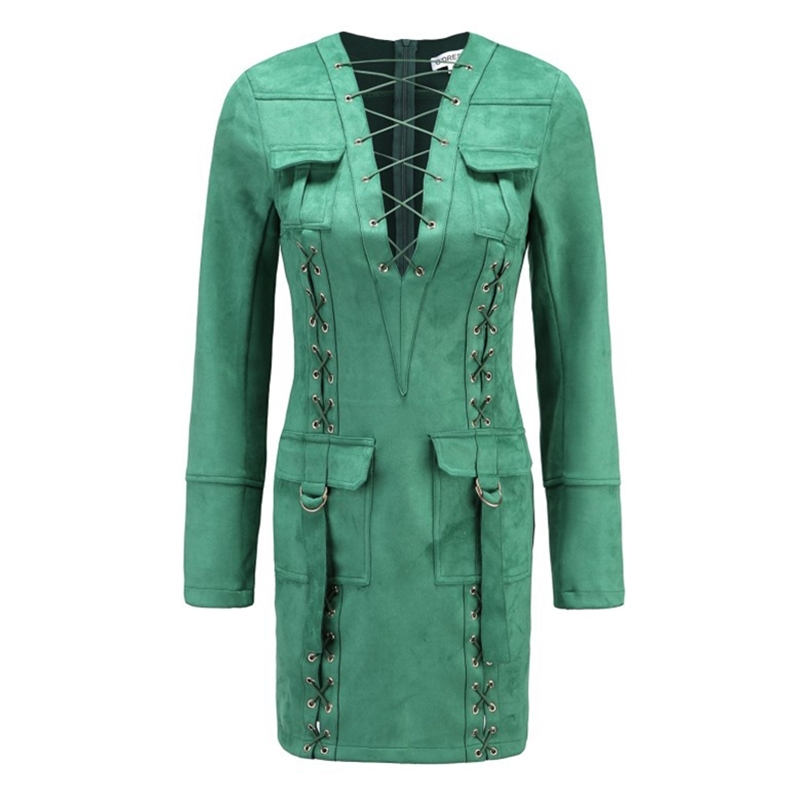 Sale High QUALITY Paris Fashion BAROCCO Runway Dress Women's Sexy Lacing Rope Vinage Suede Bodycon 210521, Green
Sale High QUALITY Paris Fashion BAROCCO Runway Dress Women's Sexy Lacing Rope Vinage Suede Bodycon 210521, Green