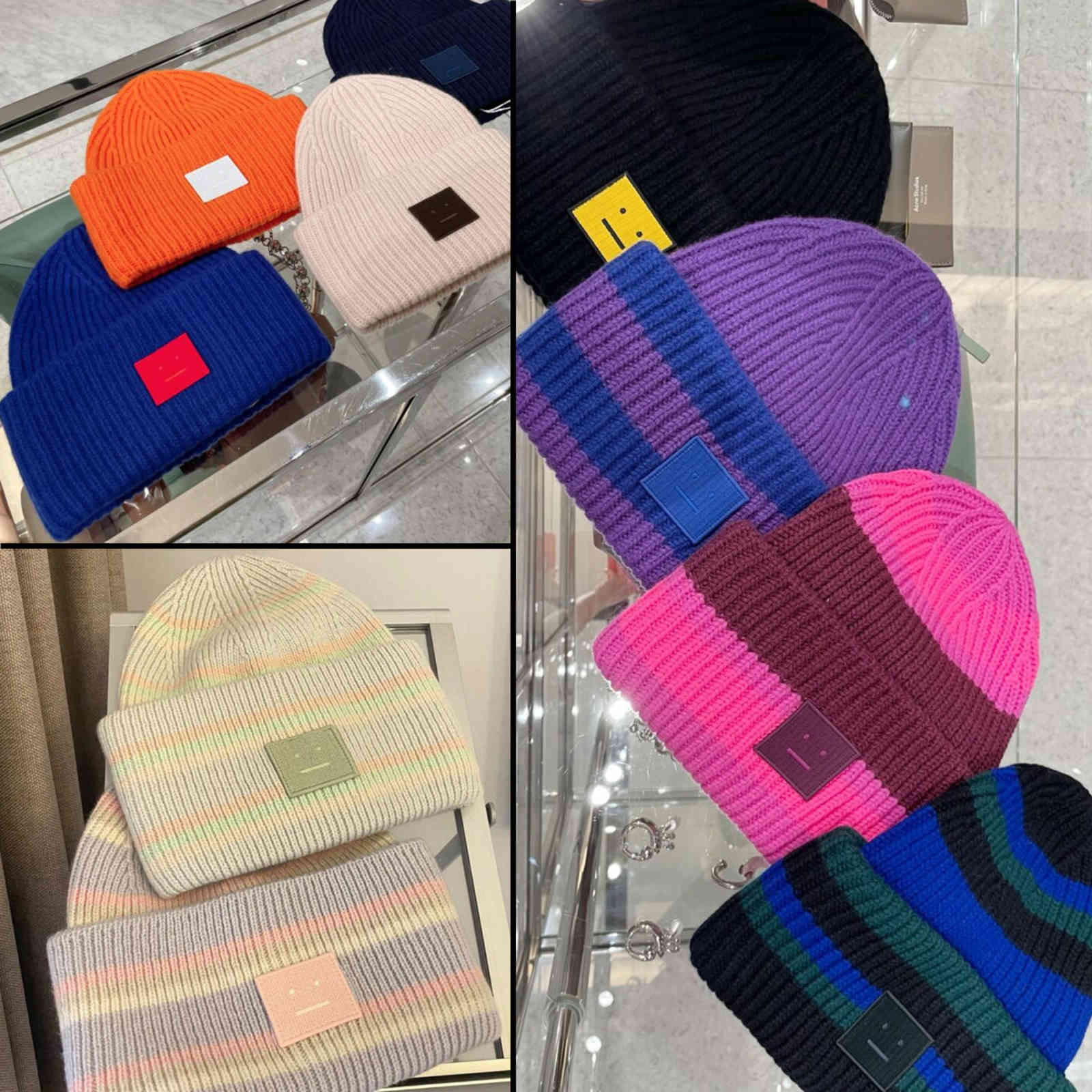 Acne2021 smiley face badge expression paste cloth embroidered wool hat solid color men's and women's knitted hat, Picture color 15
Acne2021 smiley face badge expression paste cloth embroidered wool hat solid color men's and women's knitted hat, Picture color 15