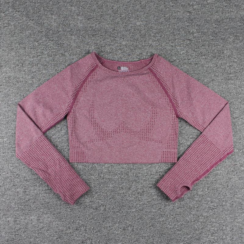 Yoga Outfit Vital Seamless Top Long Sleeve Workout Tops For Women Fitness Gym Crop Athletic Shirt Sportswear Active Wear
Yoga Outfit Vital Seamless Top Long Sleeve Workout Tops For Women Fitness Gym Crop Athletic Shirt Sportswear Active Wear