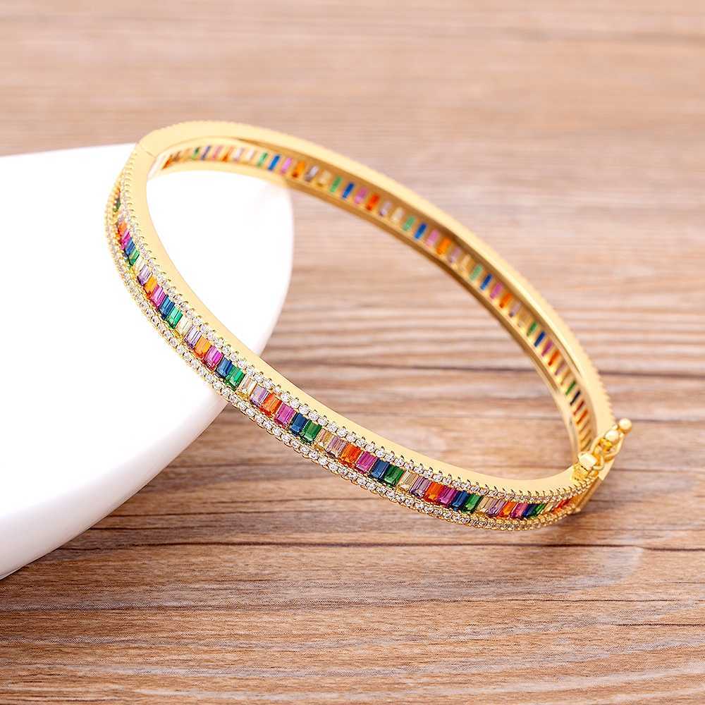 Drop Shipping Fashion Woman Bracelet and Bangles Simple Clasp Women Copper Zircon Bracelet Jewelry Wholesale Best Party Gift Q0717
Drop Shipping Fashion Woman Bracelet and Bangles Simple Clasp Women Copper Zircon Bracelet Jewelry Wholesale Best Party Gift Q0717