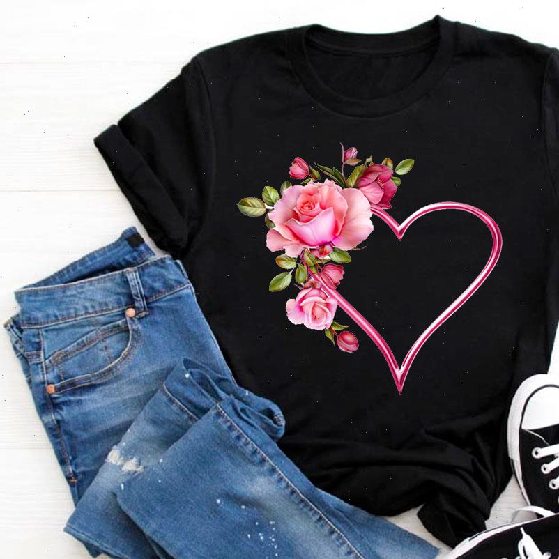 womens t shirt heart flower print female harajuku shirts women summer short sleeve casual clothing ullzang tee, White
womens t shirt heart flower print female harajuku shirts women summer short sleeve casual clothing ullzang tee, White