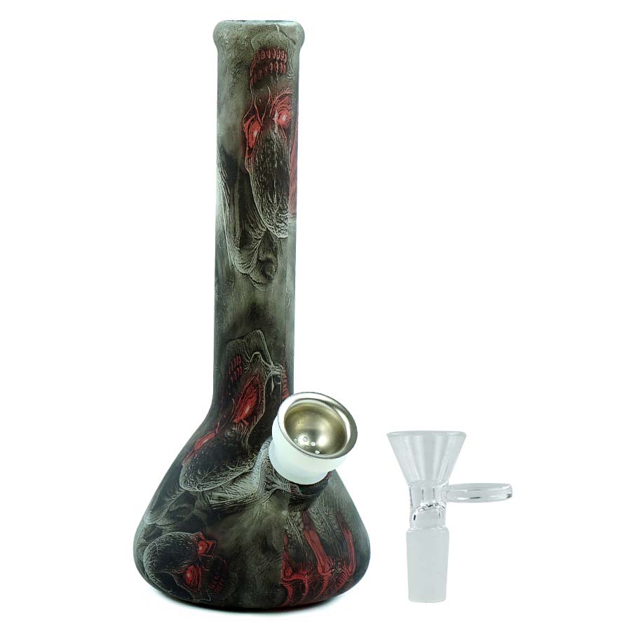 Hookahs Beaker Bongs 7.4'' Dab Rigs Silicone Bong Water Pipe hookah Heat Resistant Smoking Printed and Glow in the dark
Hookahs Beaker Bongs 7.4'' Dab Rigs Silicone Bong Water Pipe hookah Heat Resistant Smoking Printed and Glow in the dark