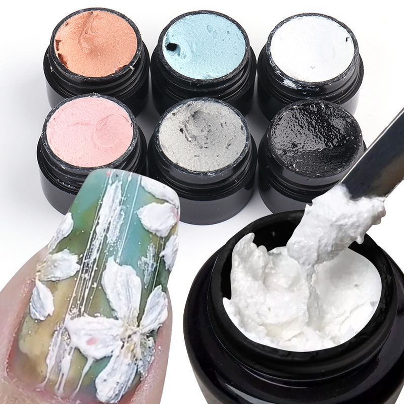 Nail Gypsum Gel Polish 3D Modeling Gravel Sand Carving Builder Varnish Lacquer Embossed Drawing Glues Nail Art 5ML, As option show
Nail Gypsum Gel Polish 3D Modeling Gravel Sand Carving Builder Varnish Lacquer Embossed Drawing Glues Nail Art 5ML, As option show