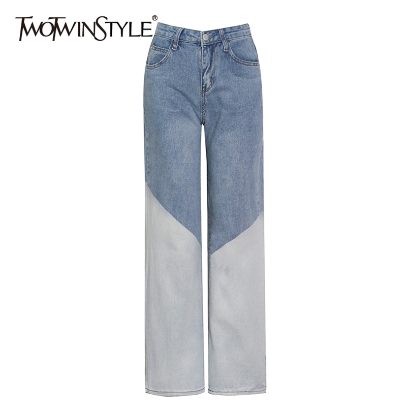 Casual Hit Color Denim Trousers For Women High Waist Sashes Loose Straight Pants Female Spring Fashion Clothes 210521, Blue
Casual Hit Color Denim Trousers For Women High Waist Sashes Loose Straight Pants Female Spring Fashion Clothes 210521, Blue